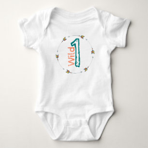 Wild One Baby 1st Birthday Tribal Arrow Boho Bodysuit