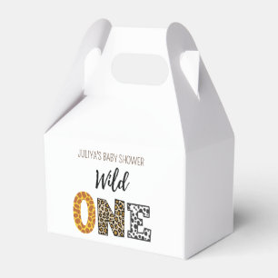  Wild one baby boy shower  Favour Box