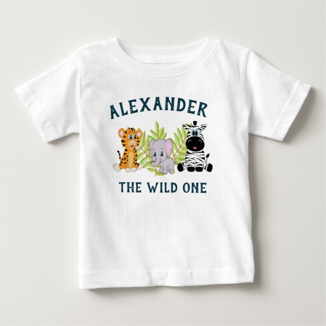 Wild One Baby Boy Tshirt (Front)