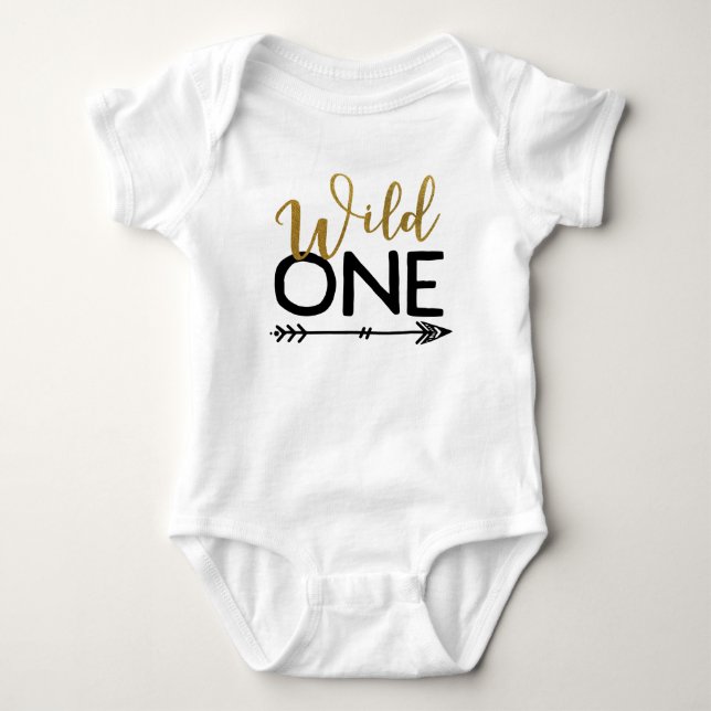 Wild One Birthday Bodysuit (Front)