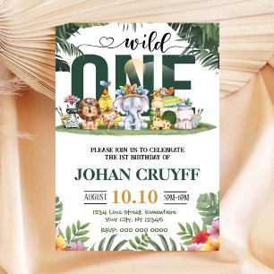Wild One Birthday Invitation