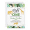 Wild One Birthday Invitation Jungle Animals Party