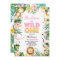 Wild One Birthday Invitation Safari Animals Party