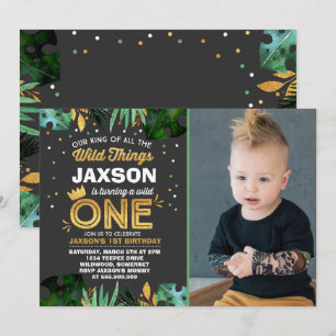 Wild One Birthday Invitation Wild Things Birthday