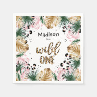 Wild One Birthday Leopard Print Wild Jungle Party