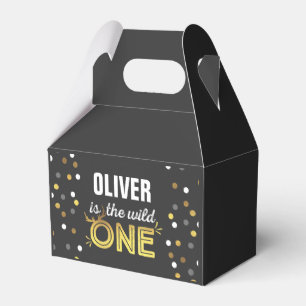 Wild One Birthday Party Favour Box Modern Wild One
