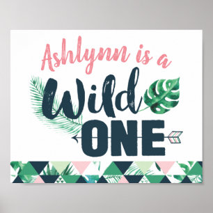 Wild ONE Birthday Sign