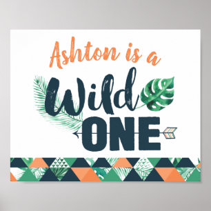 Wild ONE Birthday Sign