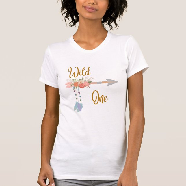 Wild One Boho T Shirt (Front)
