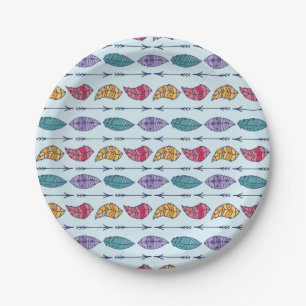 Wild One Boho Tribal Birthday Paper Plate