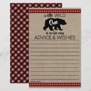 Wild One Boys Baby Shower Advice & Wishes