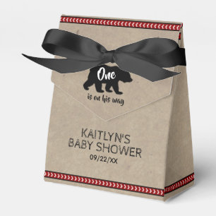 Wild One Boys Baby Shower Favour Box