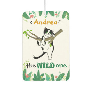 Wild One Cat Lover Car Air Freshener