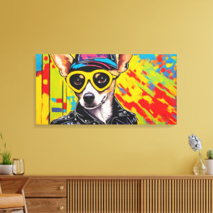 WILD ONE-CHIHUAHUA 2 CANVAS PRINT