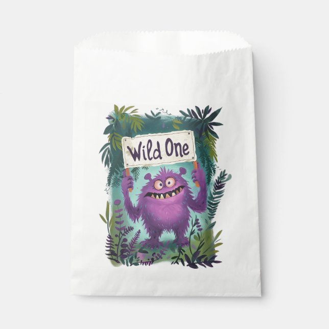 Wild One Favour Bags (Front)