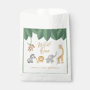 Wild One First Birthday  Favour Bags