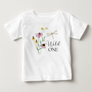  Wild One - First Birthday Floral Shirt 