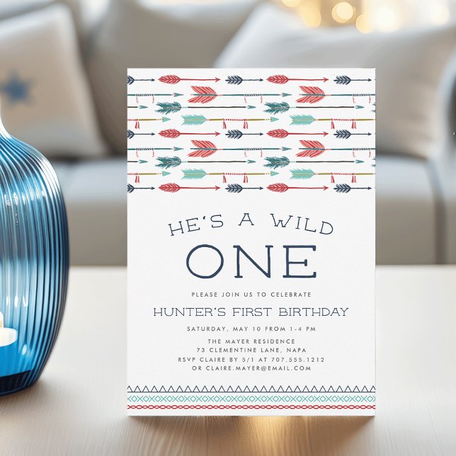 Wild One | First Birthday Party Invitation (Creator Uploaded)