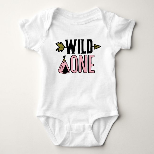 Wild One First Birthday Shirt (Front)