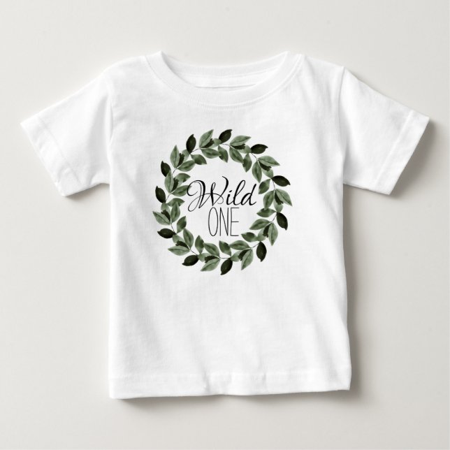 Wild one first birthday shirt (Front)