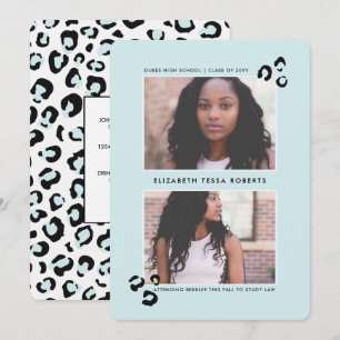 Wild One Graduation Announcement