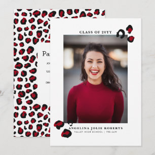 Wild One Graduation Announcement