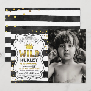 Wild One Invitation Boy Wild Thing Birthday Party