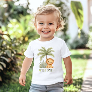 Wild One Jungle Safari 1st Birthday  Baby T-Shirt