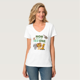 Wild One Jungle Safari 1st Birthday Mum T-Shirt