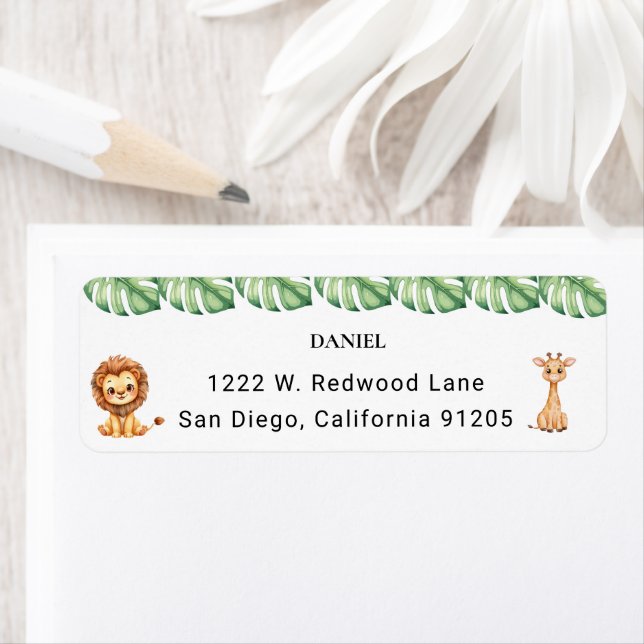 Wild One Jungle Safari Birthday for Boys  (Insitu)