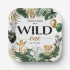 Wild One Jungle Safari Themed 1st Birthday Paper P