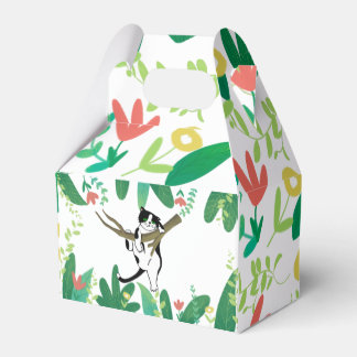 Wild One Kitty Cat Kitten 1st Birthday Invitation Favour Box
