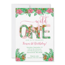 Wild One Leopard First Birthday