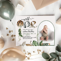 Wild One Modern Photo 1st Birthday