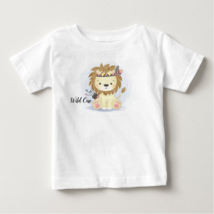 Wild One Native Lion Baby T-Shirt