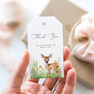 Wild One On The Way Dear Baby Shower Thank You Gift Tags