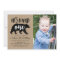 Wild One | Photo First Birthday Invitation