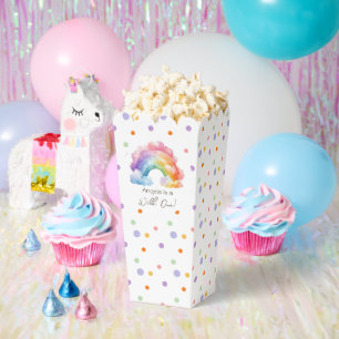 Wild One Rainbow Kids Birthday  Favour Box