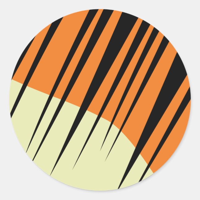 Wild One Safari 1st Birthday Party Kid's Classic Round Sticker (Front)