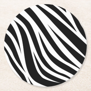 Wild One Safari 1st Birthday Party Kid's Round Paper Coaster