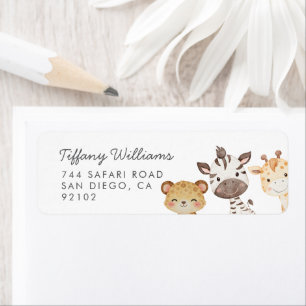 Wild One Safari Animal Baby Shower Decor