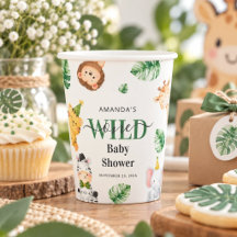 Wild One Safari Animals Baby Shower