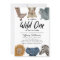 Wild One Safari Animals Boy Baby Shower