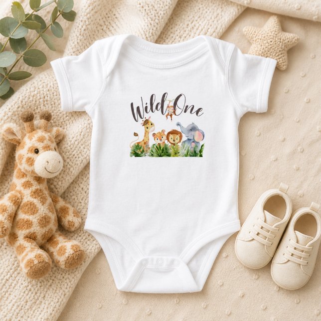 Wild One Safari  Baby Bodysuit (Creator Uploaded)