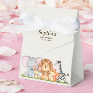 Wild One Safari Baby Shower Favour Box