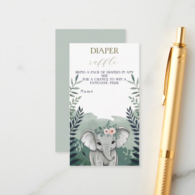 Wild One Safari Elephant Baby Shower Enclosure Car (Front/Back In Situ)