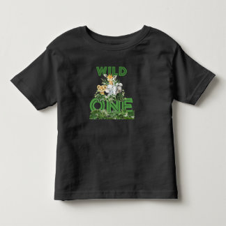 Wild One Safari First Birthday Toddler T-Shirt