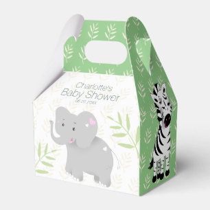 Wild One Safari Jungle Baby Shower  Favour Box