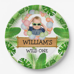 Wild One   Safari Photo Paper Plate