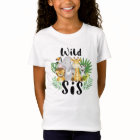 Wild One Sister Sis Safari Animals Family matching
